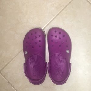Purple Crocs (W 8)
